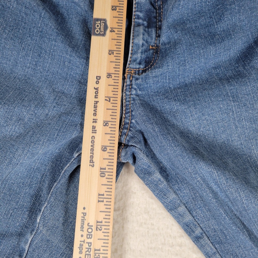 Wrangler Aura Straight Leg Jeans Womens 31 Blue Regular Rise Medium Wash Denim - Picture 3 of 15